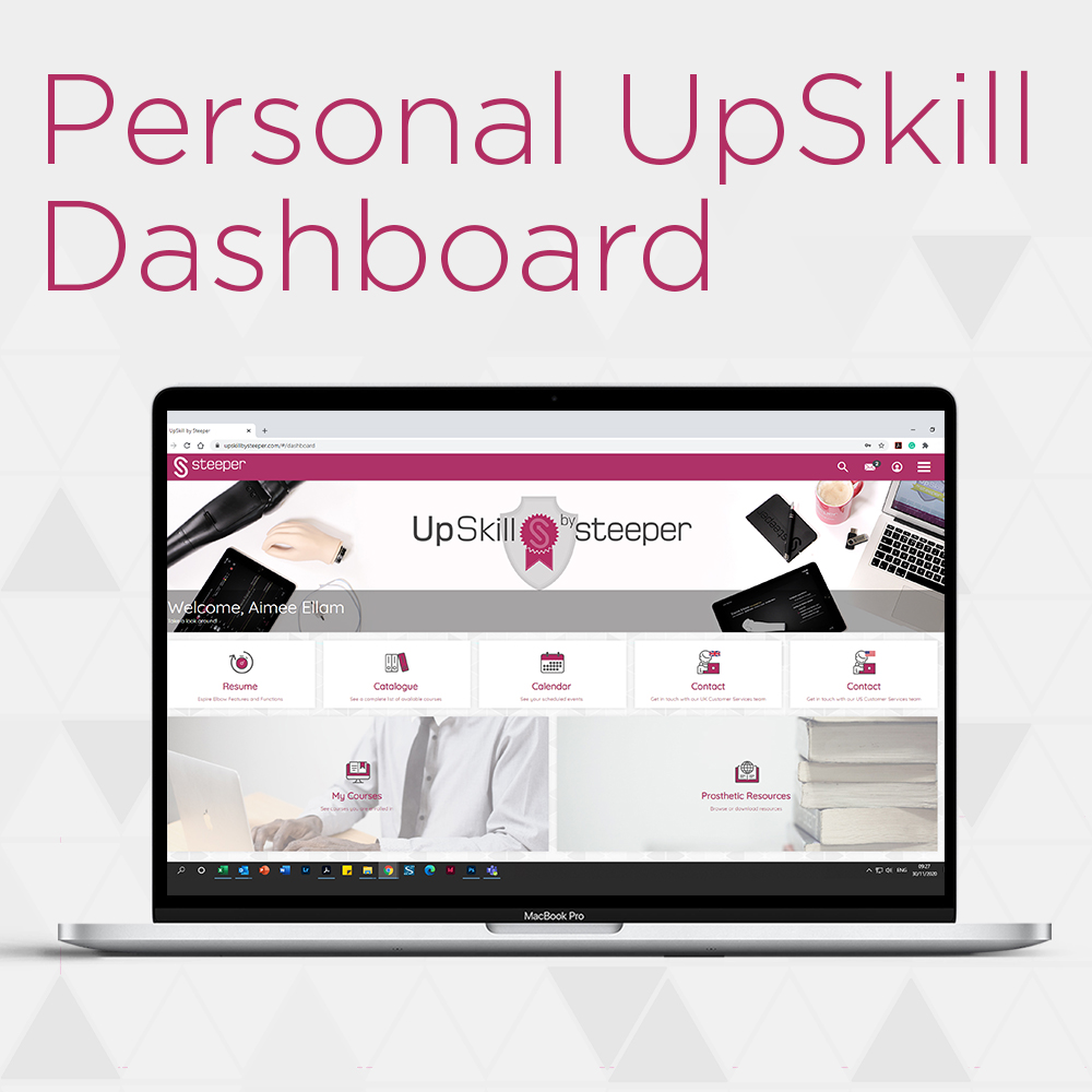 Introducing our Prosthetics Learning Platform UpSkill by Steeper